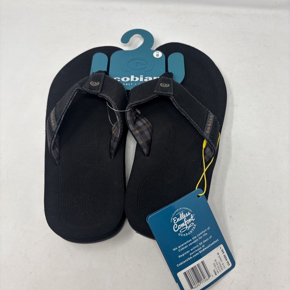 Cobian ARV 2 Trek Men’s Midnight Flip Flop Sandals Size 8 New With Tags